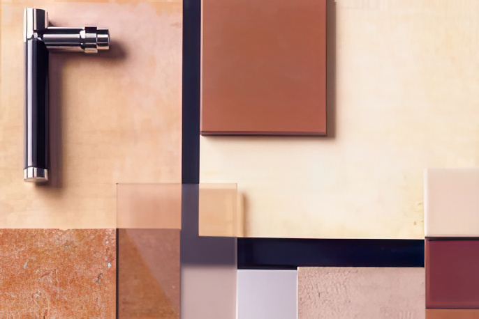 Materialmuster zur Auswahl