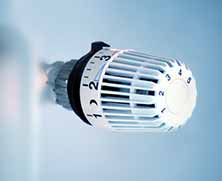 Termostat an Heizung