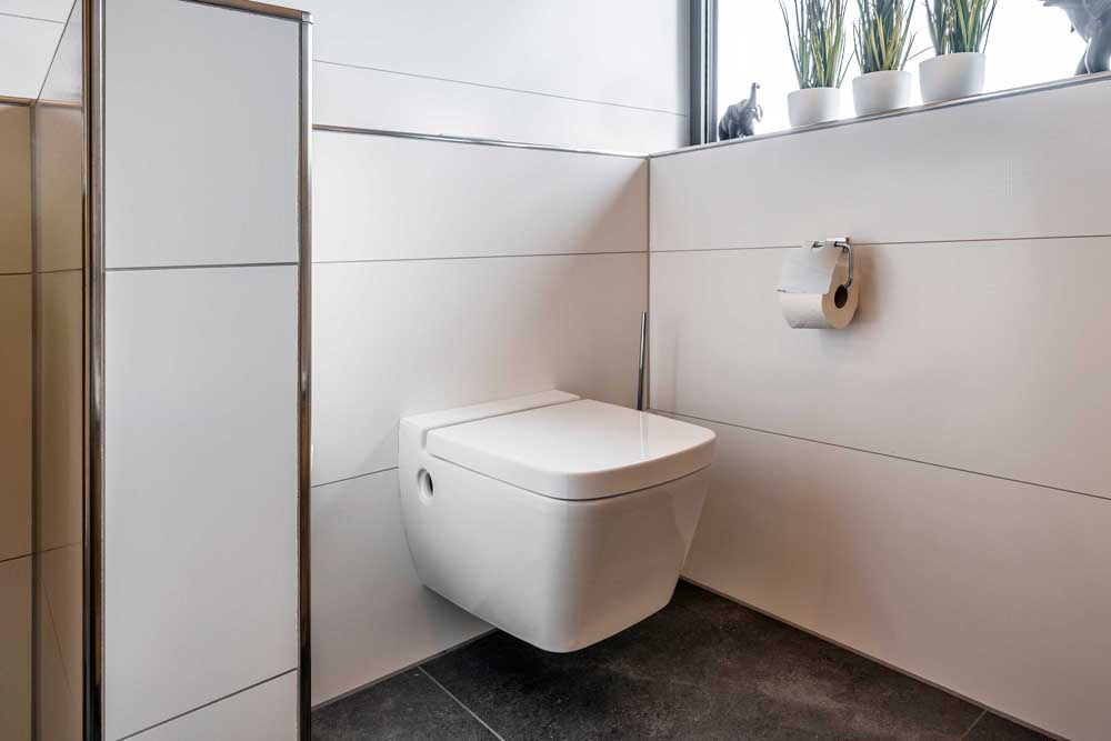 Betzl Haustechnik Referenzbad - WC-Bereich