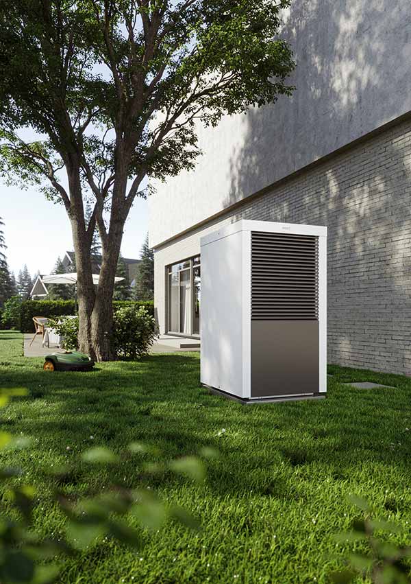 Wärmepumpe Broetje Aussenansicht